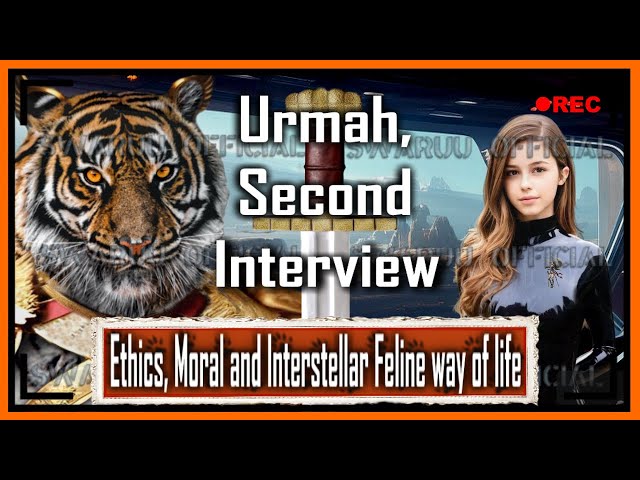 Urmah Ari Second Interview. Ethics Interstellar Feline Way Of Life. Motivation Video 1