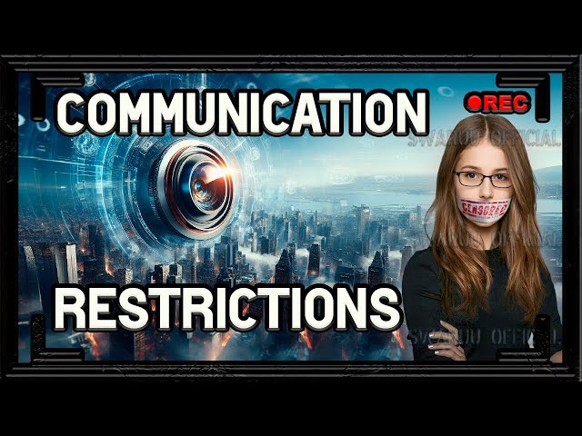 communication restrictions my group and i are under (english) 1